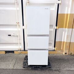 2020年製■ハイセンス 3ドア冷蔵庫 まん中野菜室 HR-D2801W Hisense 282L 冷凍冷蔵庫の画像