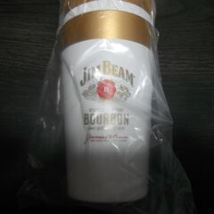 【未使用】JIM BEAM　ジムビーム　ホワイト　タンブラー　６個　サントリー商品専用ポンプ付の画像