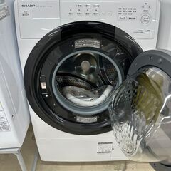 【ジャングルジャングル滋賀草津店】ジモティ来店特価!!　ドラム式洗濯機　シャープ　ES-S7H　　2023　　J-251021の画像
