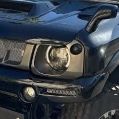 ジムニー JB23 丸目ヘッドライトキット7インチ　スモークLEDウインカーの画像