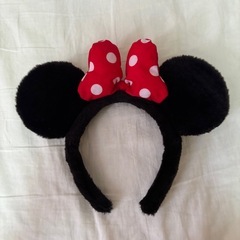 ディズニー　カチューシャミトンセット ミニー大人用の画像
