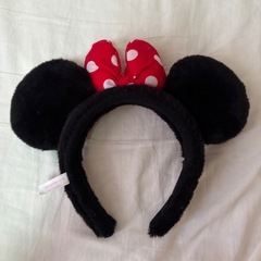 ディズニー　カチューシャミトンセット ミニー大人用の画像