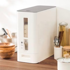 【定価4990円💕】計量米びつ♡ホワイト12Kg‼️の画像