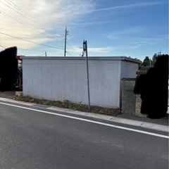 車庫　倉庫　シャッター付き　ヨドガレージの画像