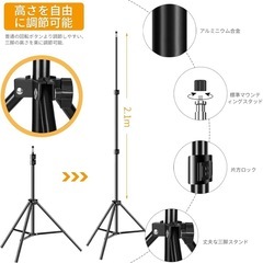 Mesuvida ソフトボックス 写真撮影照明キット撮影ライト の画像