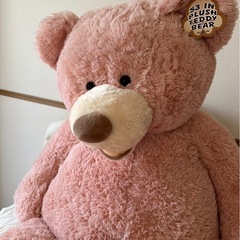 💖コストコピンククマぬいぐるみ　レア物💖の画像