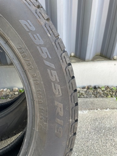 PIRELLI ICE ZERO ASIMMETRICO 235/55R19 スタッドレス4本　