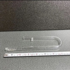 ガラスパイプ 給排水用 吸盤付きの画像