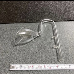 ガラスパイプ 給排水用 吸盤付きの画像