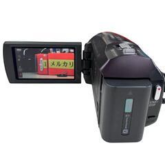186000 現状品 SONY ソニー ビデオカメラ HandyCam ハンディカム 9.2 MEGA PIXELS HDR-CX675  レッド　ブラウン [251002HM080191]の画像