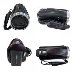 186000 現状品 SONY ソニー ビデオカメラ HandyCam ハンディカム 9.2 MEGA PIXELS HDR-CX675  レッド　ブラウン [251002HM080191]の画像