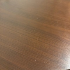 半円テーブル　ブラウンの画像