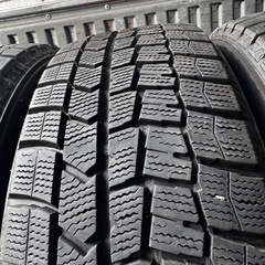 バリ山　DUNLOP ダンロップ　WM02 185/55R16 スタッドレス　タイヤ　2019年製　16インチの画像