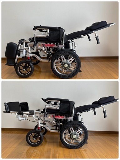 電動車椅子／開封した新品の商品/リクライニング