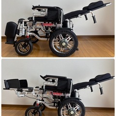 電動車椅子／開封した新品の商品/リクライニングの画像