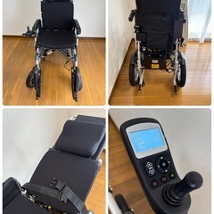 電動車椅子／開封した新品の商品/リクライニングの画像