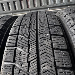 バリ山　BRIDGESTONE VRX 155/65R14 スタッドレス　タイヤ　の画像