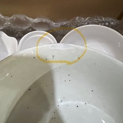 欠け　割れ　食器の画像