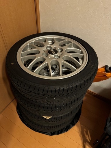 交渉中
コペン l880k用BBSホィール165/50R15タイヤ24年43週製造美品