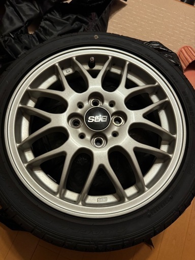 交渉中
コペン l880k用BBSホィール165/50R15タイヤ24年43週製造美品