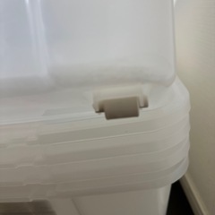 アイリスオーヤマ収納ボックス5個の画像