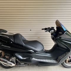 YAMAHA マジェスティ250 SG03J セル始動 black customの画像