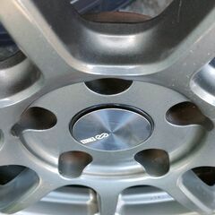 ENKEI PF09　ダークシルバー　17インチ　7.5J+45　2022年製スタッドレス　タイヤホイール4本セット　GOODYEAR ICE NAVI 205/45R17の画像