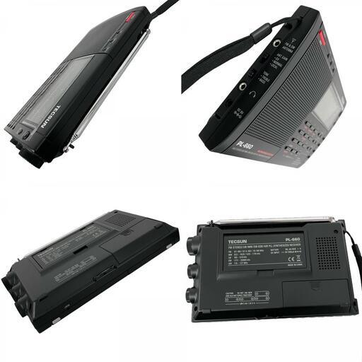 受信機 TECSUN  PL-660 TECSUN PL-660 AM/FM/SWラジオ受信機 Tecsun PL660 AM FM SW Air SSB