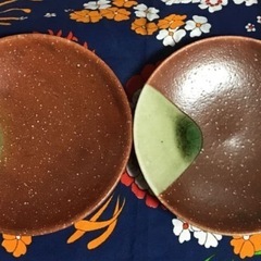 陶器　カップ　ソーサー　2客セットの画像