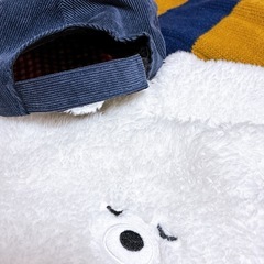 キッズ　帽子とネックウォーマーのセットの画像