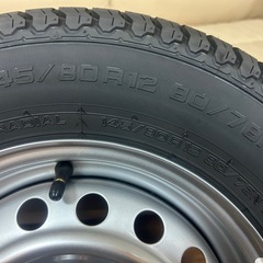 ハイゼットトラック新車外しタイヤ&鉄ホイール
の画像