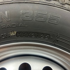 ハイゼットトラック新車外しタイヤ&鉄ホイール
の画像