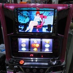 パチスロ実機 スパイガール コイン不要機付き スロット機│江別市のリサイクルショップドロップの画像