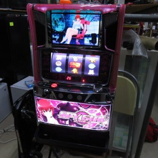 パチスロ実機 スパイガール 不要機付き スロット機│江別市のリサイクルショップドロップ