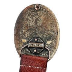 186000 現状品 DIESEL ヴィンテージ　レザーベルト [0000000002235]の画像