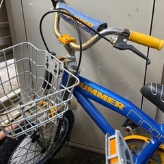 ハマー　16インチ　自転車　補助輪付きの画像