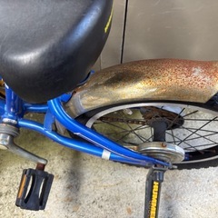 ハマー　16インチ　自転車　補助輪付きの画像