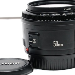 美品✨Canon キャノン LENS ef 50mm 1.8 II 単焦点レンズの画像