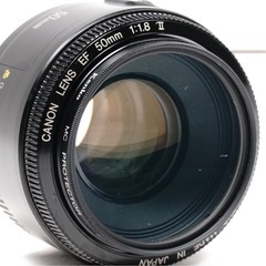 美品✨Canon キャノン LENS ef 50mm 1.8 II 単焦点レンズの画像