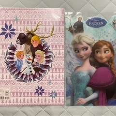 【新品】アナと雪の女王 ファイル下敷き&ダイカット下敷きの画像