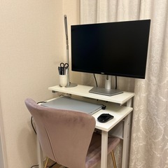 パソコンデスク　組み立て不要 の画像