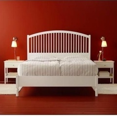 IKEA ベッド　ティッセダール　の画像