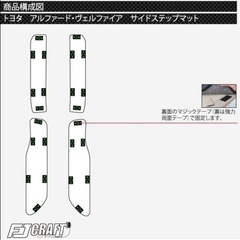 30 アルファード、ヴェルファイア   フロアマットセットの画像