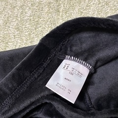 タグなし　未使用　レギンス　スパッツ　ベロア　150の画像