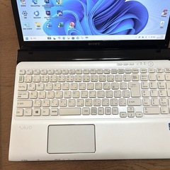 🔵Sony VAIO SVE15B11/Cori5第3世代/メモリ8GB/SSD256GB/Webカメラ/windows11 25H2/Office2021 /アプリ多数すぐ使えるの画像