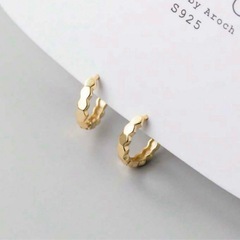 新品　フープピアスの画像