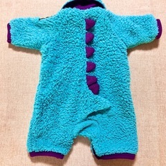 男の子　ジャンプスーツ　ボアアウター　60cmの画像