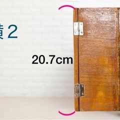 アンティーク 物入れ 壁掛け レトロ 家具DIY 収納の画像