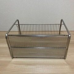 【美品】食器棚・水切りラック【引き取り限定】の画像