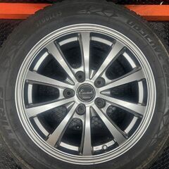【TOYO GIZ2 195/60R16】スタッドレス【MANARAY SPORT Eurotech 16インチ 6.5J5HPCD114.3+43】21年製 バリ溝 セレナ ラフェスタ等 STH050)の画像